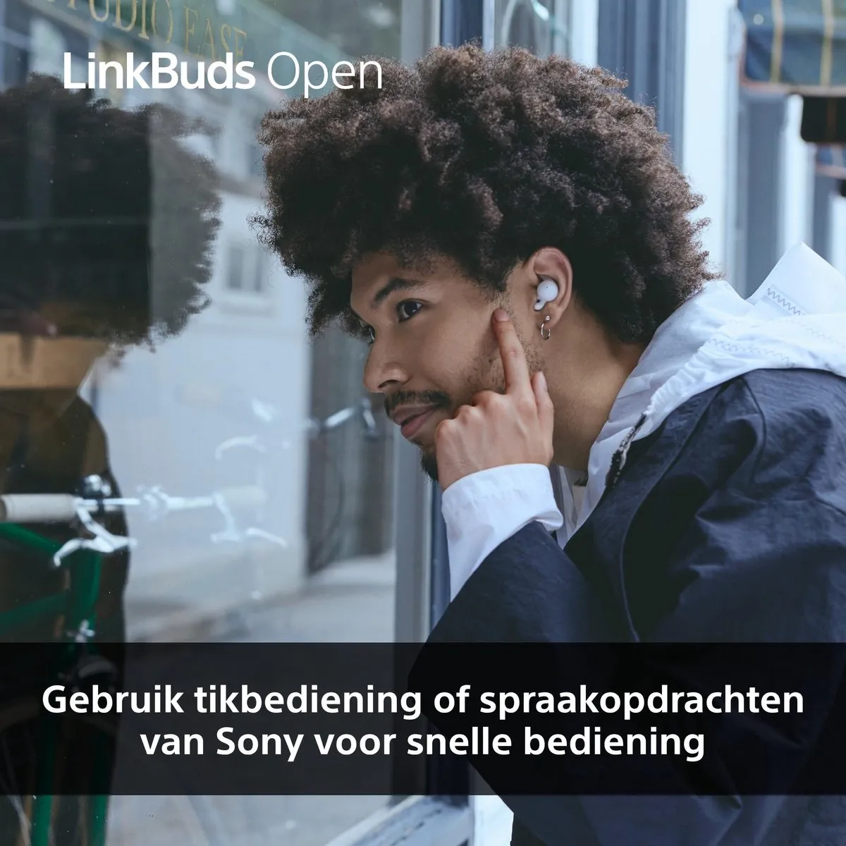 Sony LinkBuds Open WFL910W.CE7 Draadloze Oordopjes - Wit - afbeelding 6 van 6