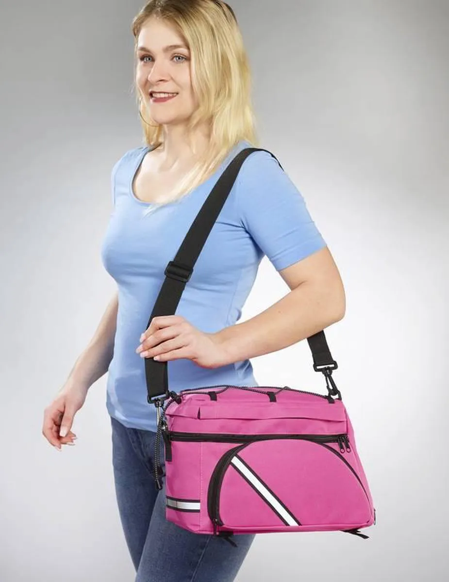 Westfalia Fietstas Multifunctioneel 7L - Roze - afbeelding 5 van 6
