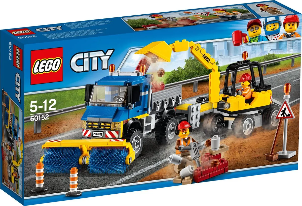 LEGO City Veeg- en Graafmachine 60152