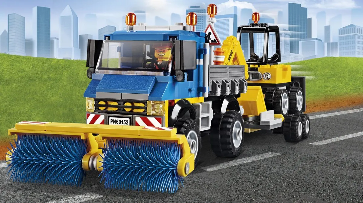 LEGO City Veeg- en Graafmachine 60152 - 299 Stukken