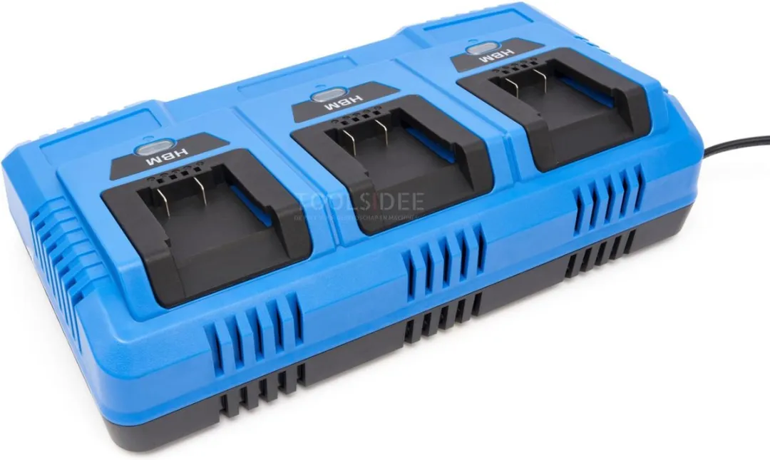 HBM 3-in-1 Acculader 3x20V