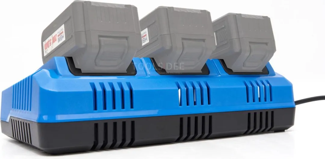 HBM 3-in-1 Acculader 3x20V - 2/4/5Ah