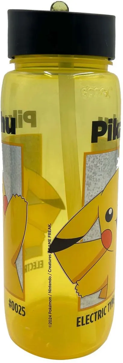 Pokémon Pikachu Drinkfles 600ml - Geel