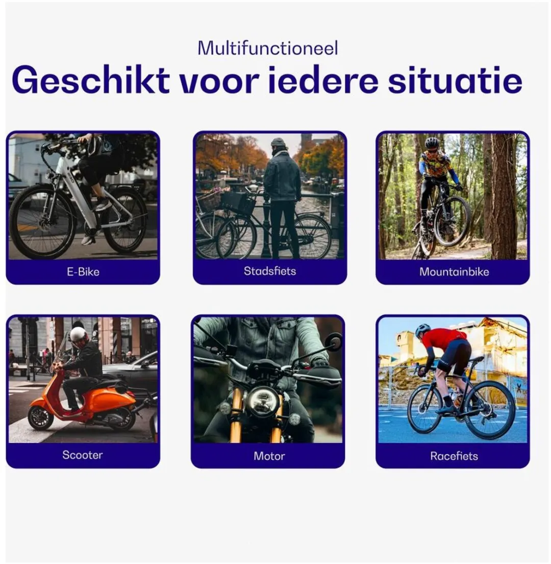 Buddi Tour Telefoonhouder Fiets - Zwart