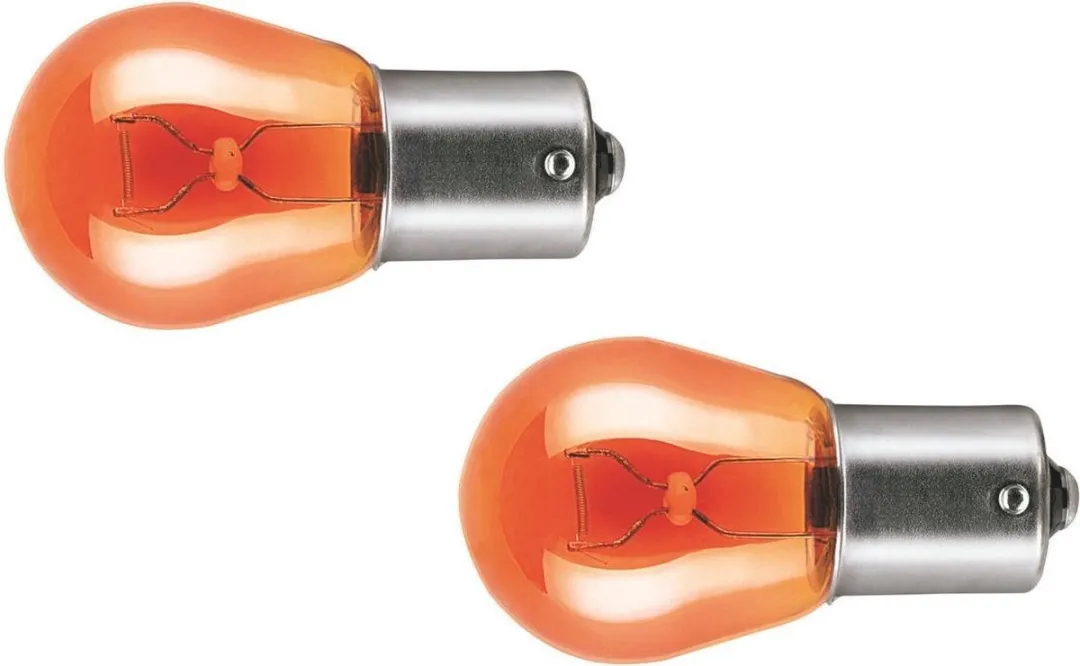 Osram Ultra Life Halogeenlamp BAU15S 12V/21W - 2 Stuks - Amber - afbeelding 4 van 6