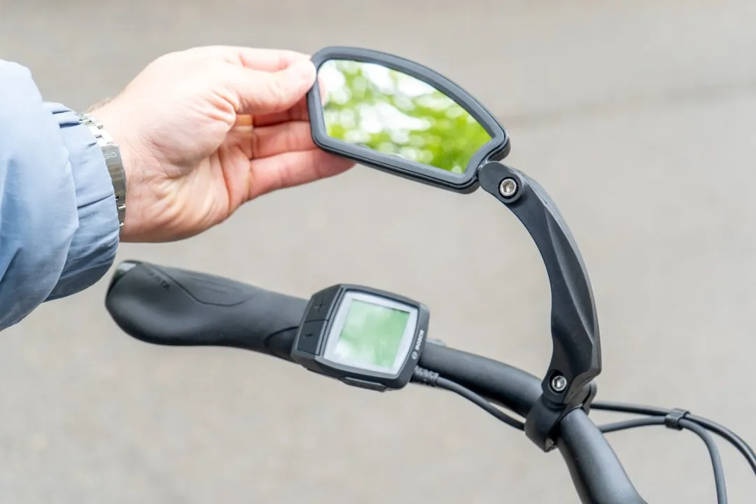Voltano Fietsspiegel Rechts - Roestvrijstaal - Zwart