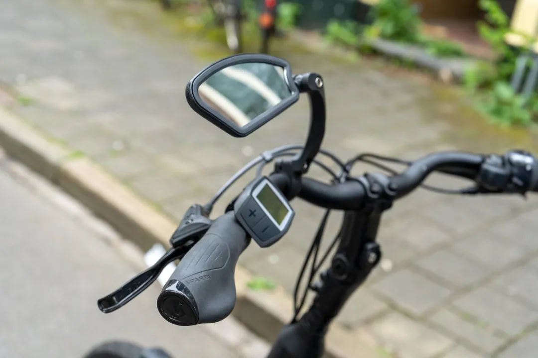 Voltano Fietsspiegel Rechts - Roestvrijstaal - Zwart