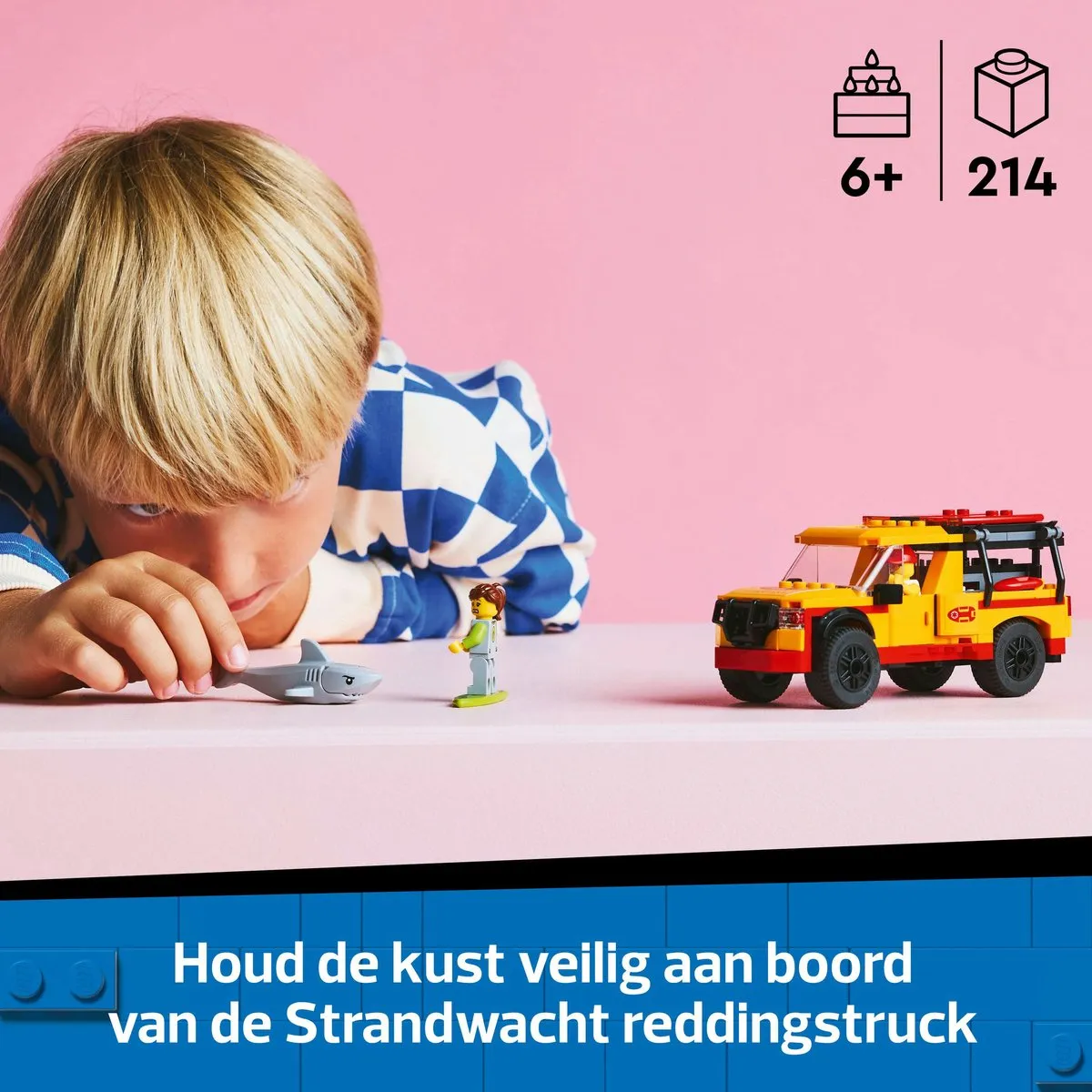 LEGO City Strandwacht Reddingstruck 60453 - 214 Stukken - afbeelding 6 van 6
