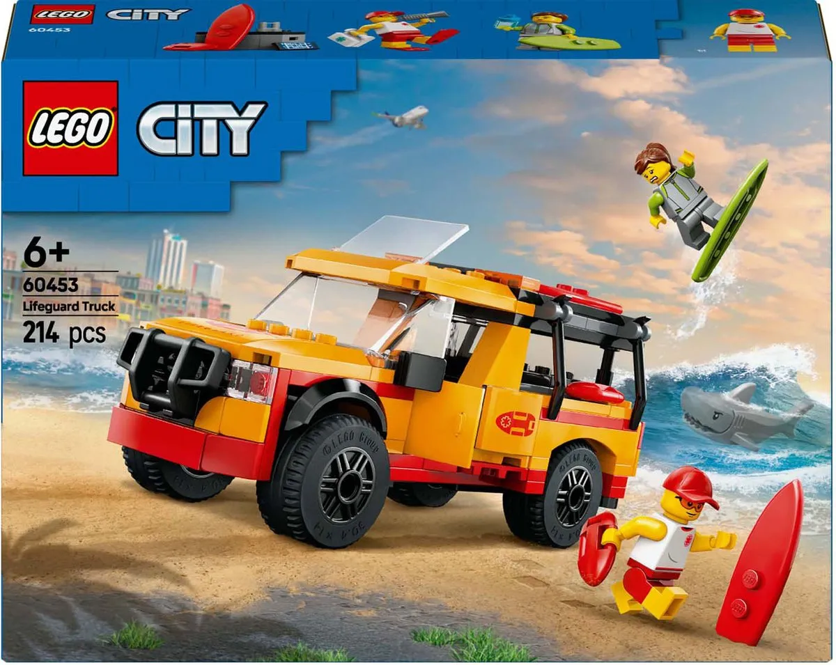 LEGO City Strandwacht Reddingstruck 60453 - 214 Stukken