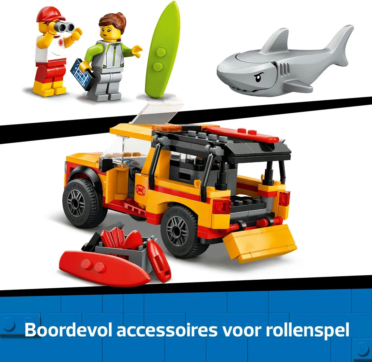 LEGO City Strandwacht Reddingstruck 60453 - 214 Stukken