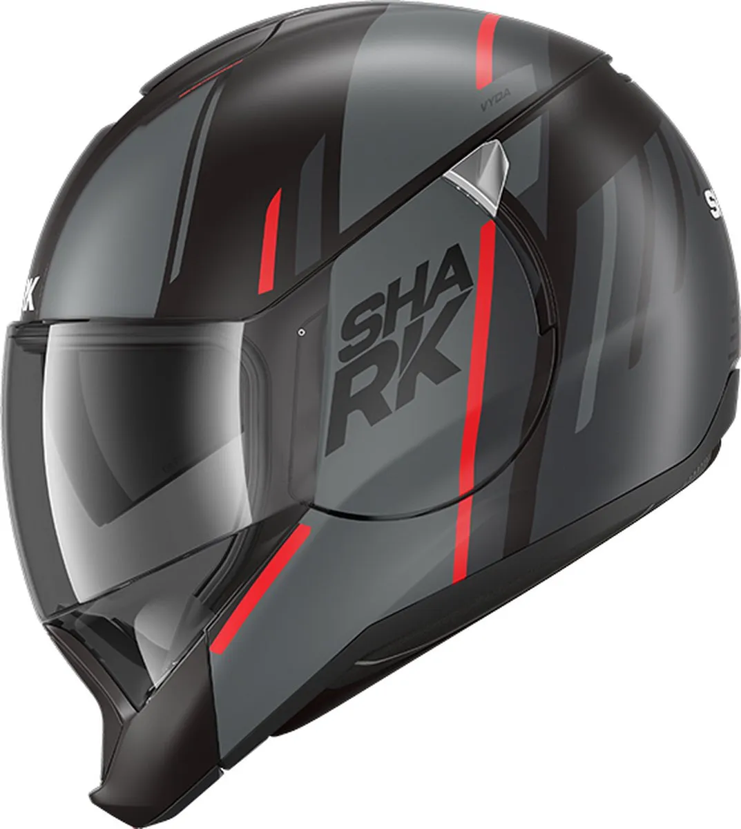 Shark EVOJET VYDA MAT Motorhelm - XS - Rood