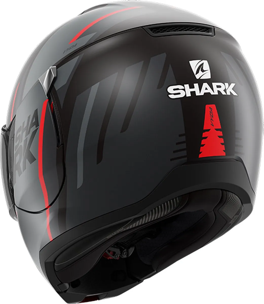 Shark EVOJET VYDA MAT Motorhelm - XS - Rood
