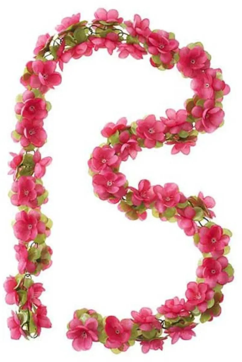 Basil Flower Garland Bloemenstreng - Roze