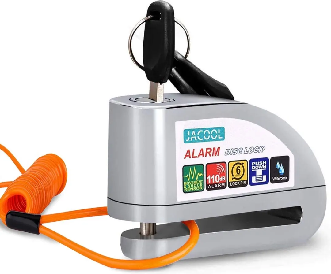 VINZ Elbroes Schijfremslot Alarm 6mm
