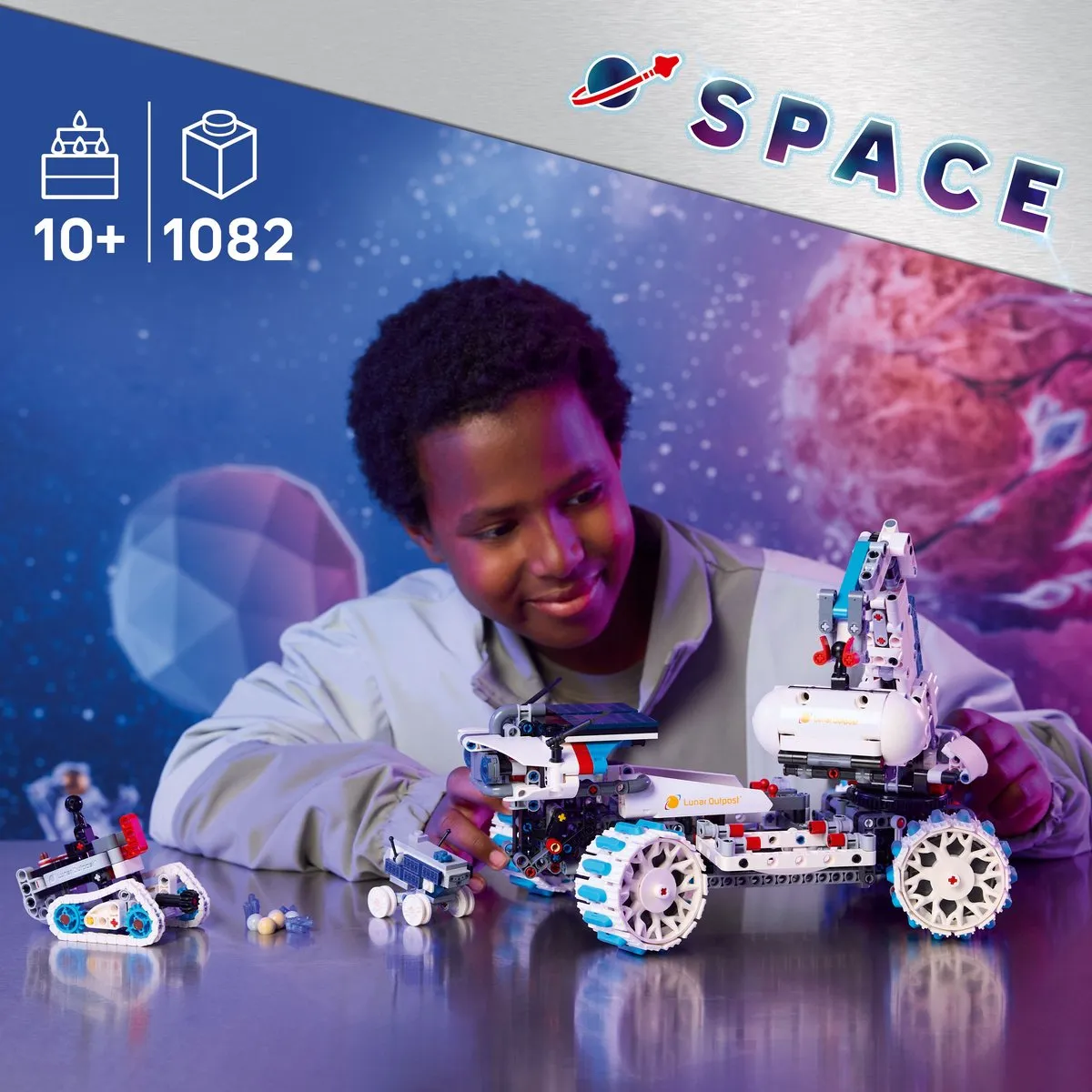 LEGO Technic Maanrover 42211 - 1082 Stukken - Multicolor