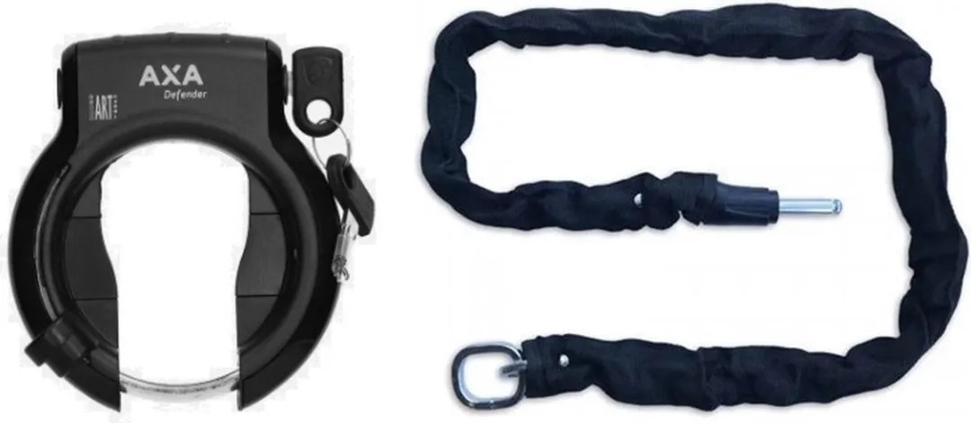 AXA Defender Ringslot ART2 + Insteekketting 140cm 5,5mm