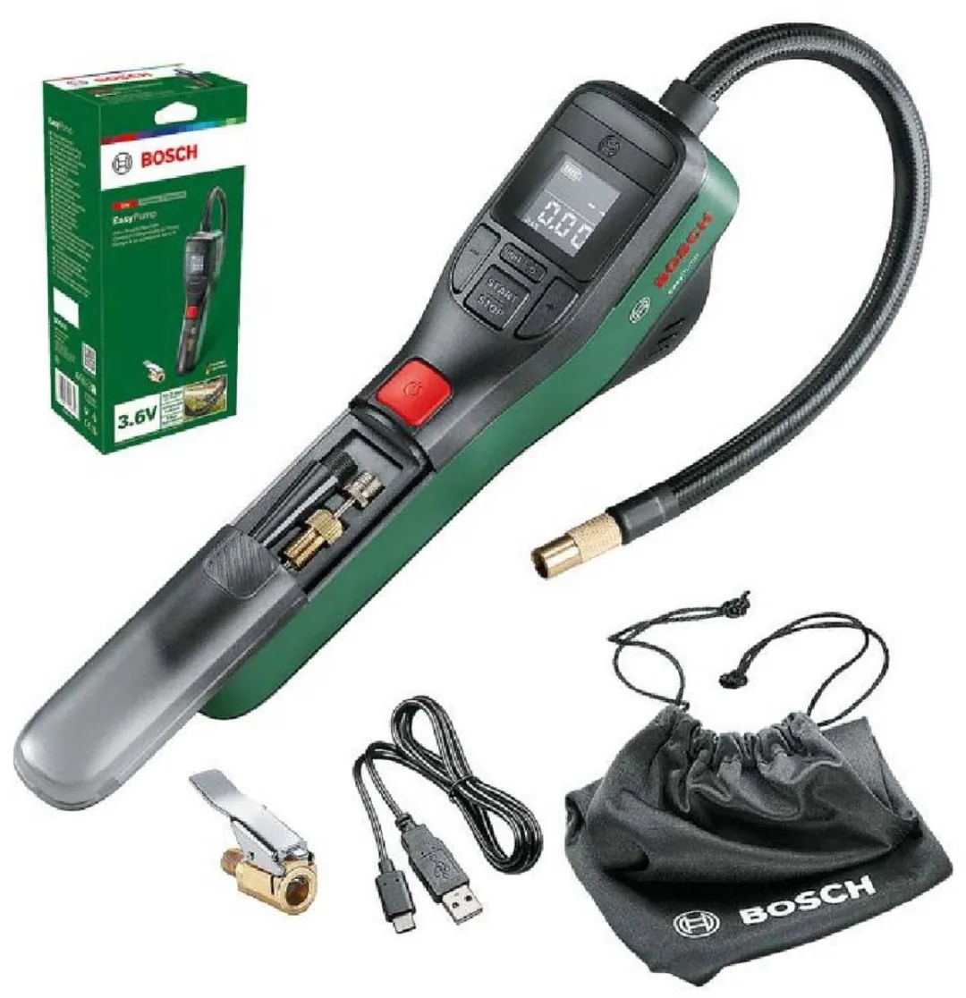 Bosch Easypump 10.3 USB-C Compressor 150 PSI - Zilver