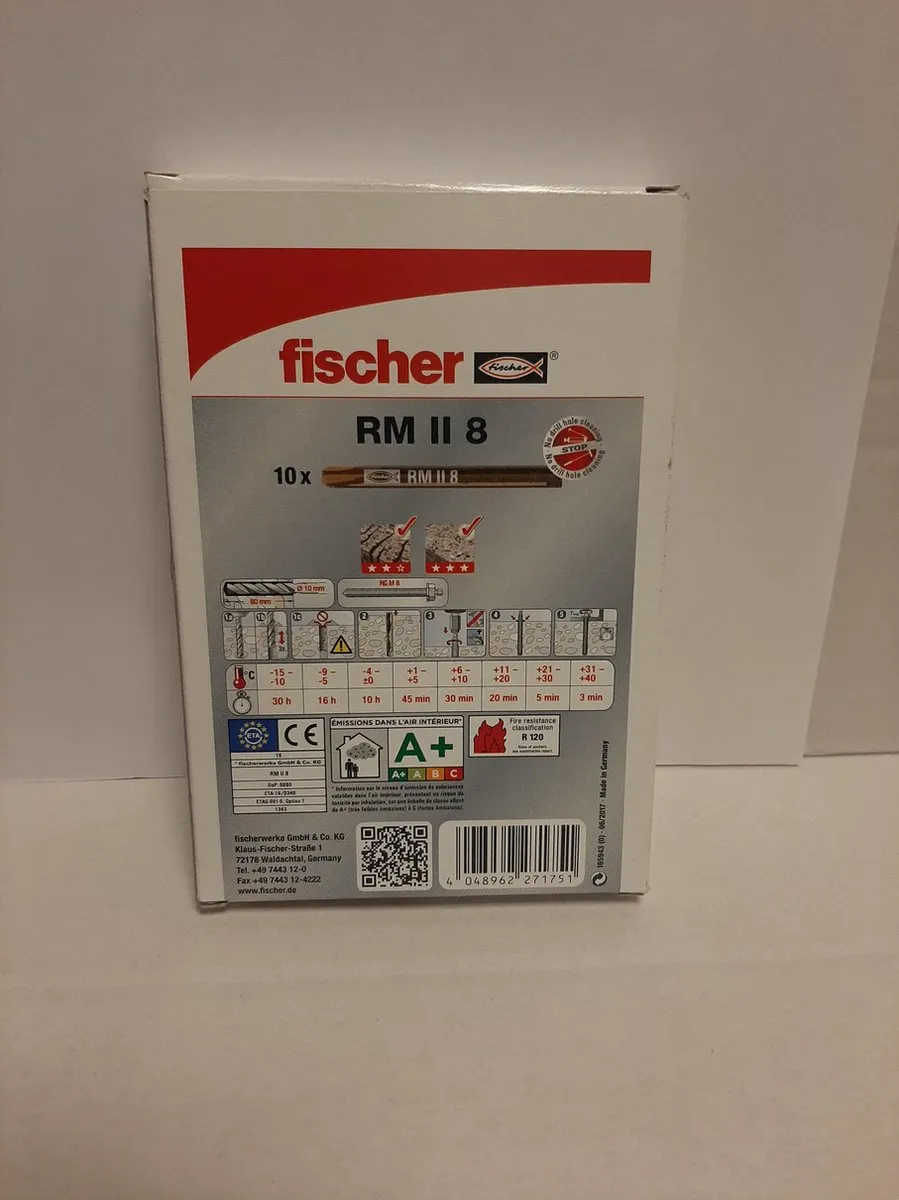 Fischer Chemische Anker Capsule RM II 8