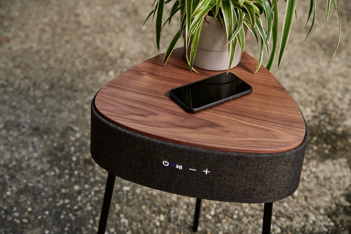 Salora AirTable FLOW WV Bluetooth Speaker - 20W - Zwart/Hout