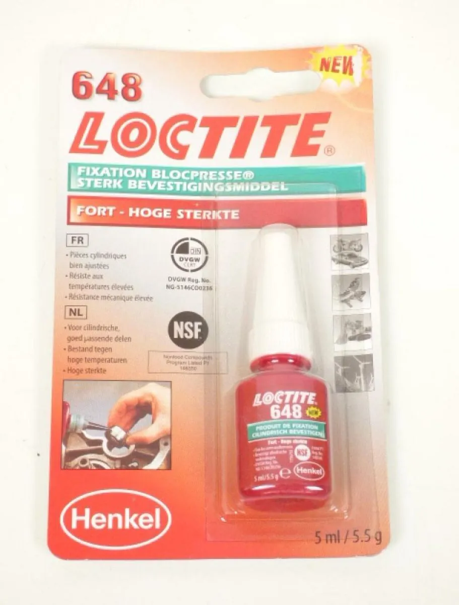 Loctite 232668 Borgmiddel Hoge Sterkte 5ml - Groen