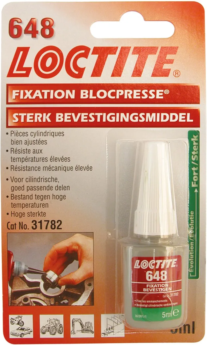 Loctite 232668 Borgmiddel Hoge Sterkte 5ml - Groen