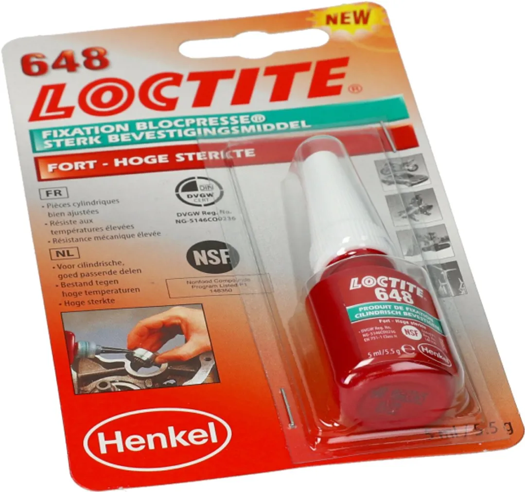 Loctite 232668 Borgmiddel Hoge Sterkte 5ml - Groen