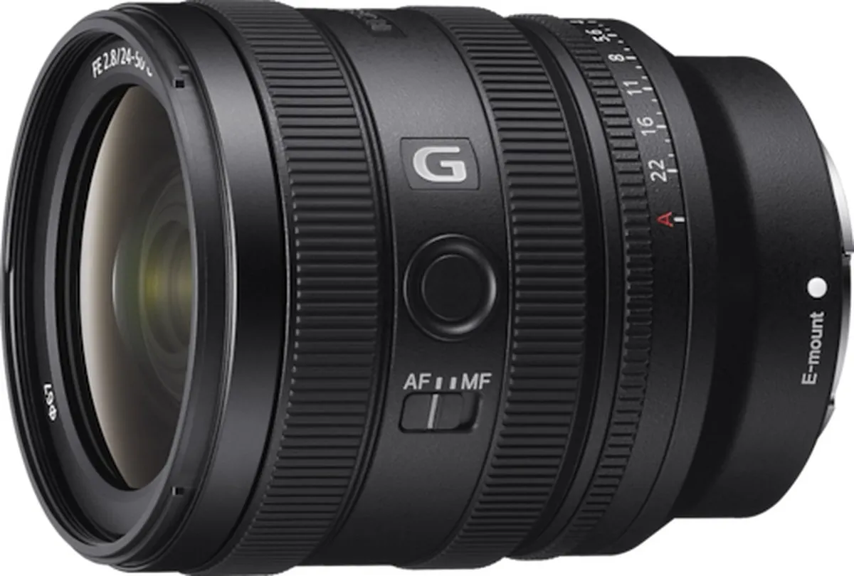 Sony SEL2450G.SYX 24-50mm f/4-5.6 Full Frame Lens - Zwart