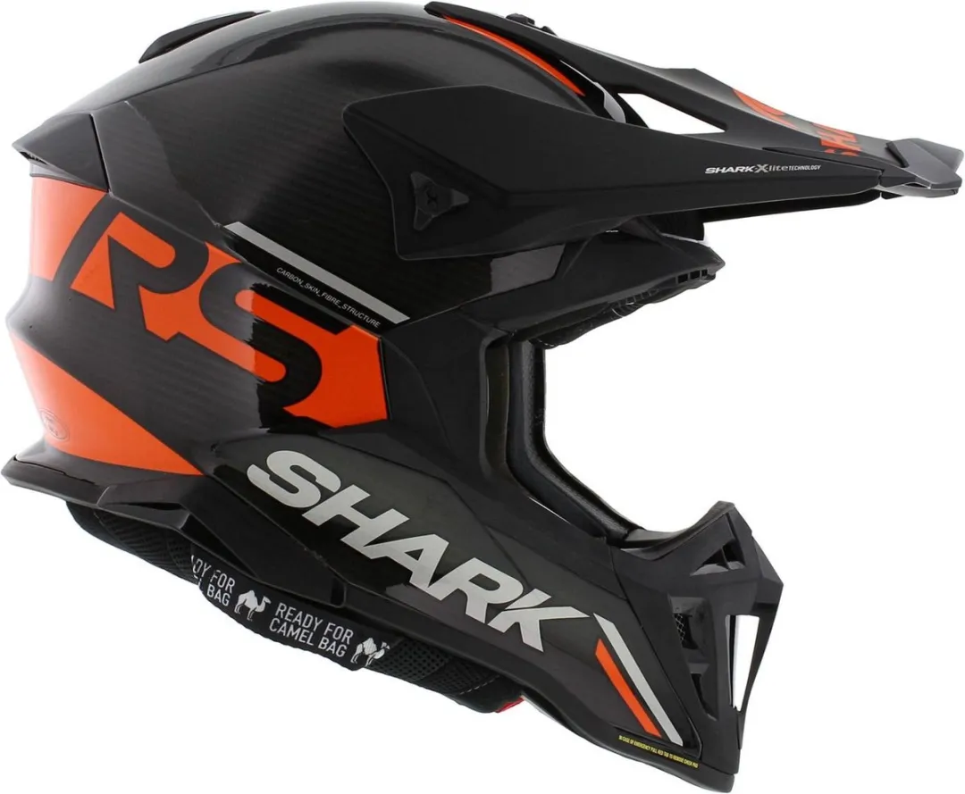 Shark Varial RS Carbon Flair Motorhelm - XXL - Oranje
