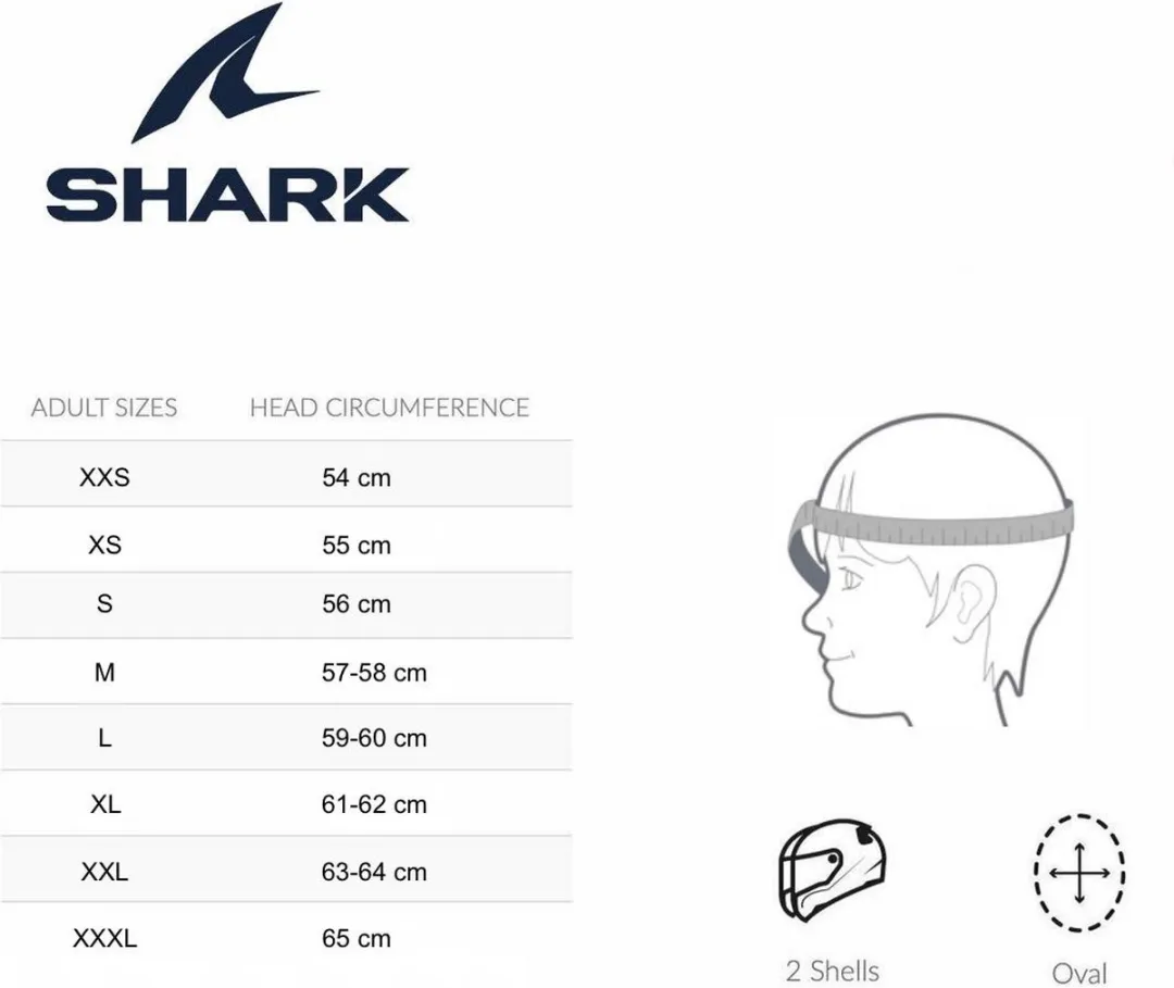 Shark Varial RS Carbon Flair Motorhelm - XXL - Oranje