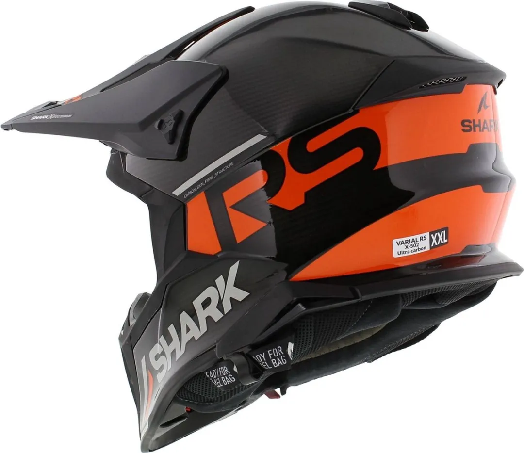 Shark Varial RS Carbon Flair Motorhelm - XXL - Oranje