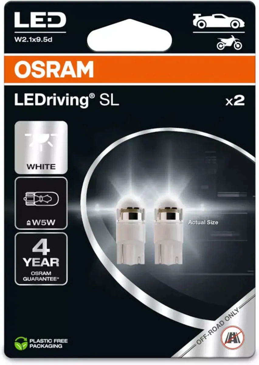 Osram LED Lamp voor Benelli 900 Tornado Tre AV - 2 Stuks - Wit - afbeelding 4 van 6