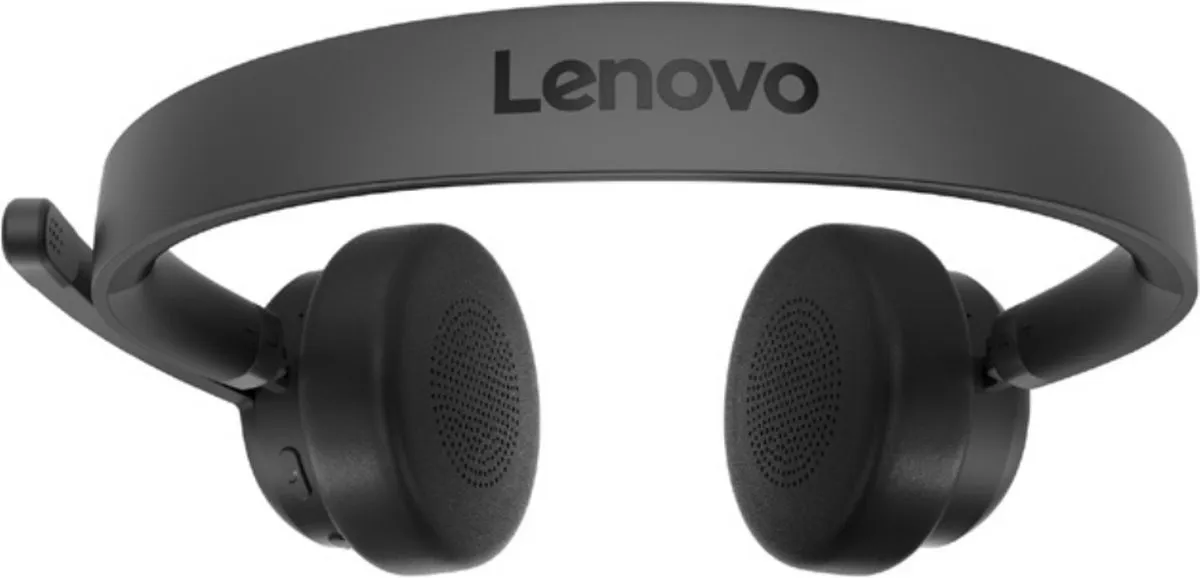 Lenovo Wireless VoIP On Ear headset Computer Bluetooth Stereo Zwart Ruisonderdrukking (microfoon) Headset, Microfoon ui