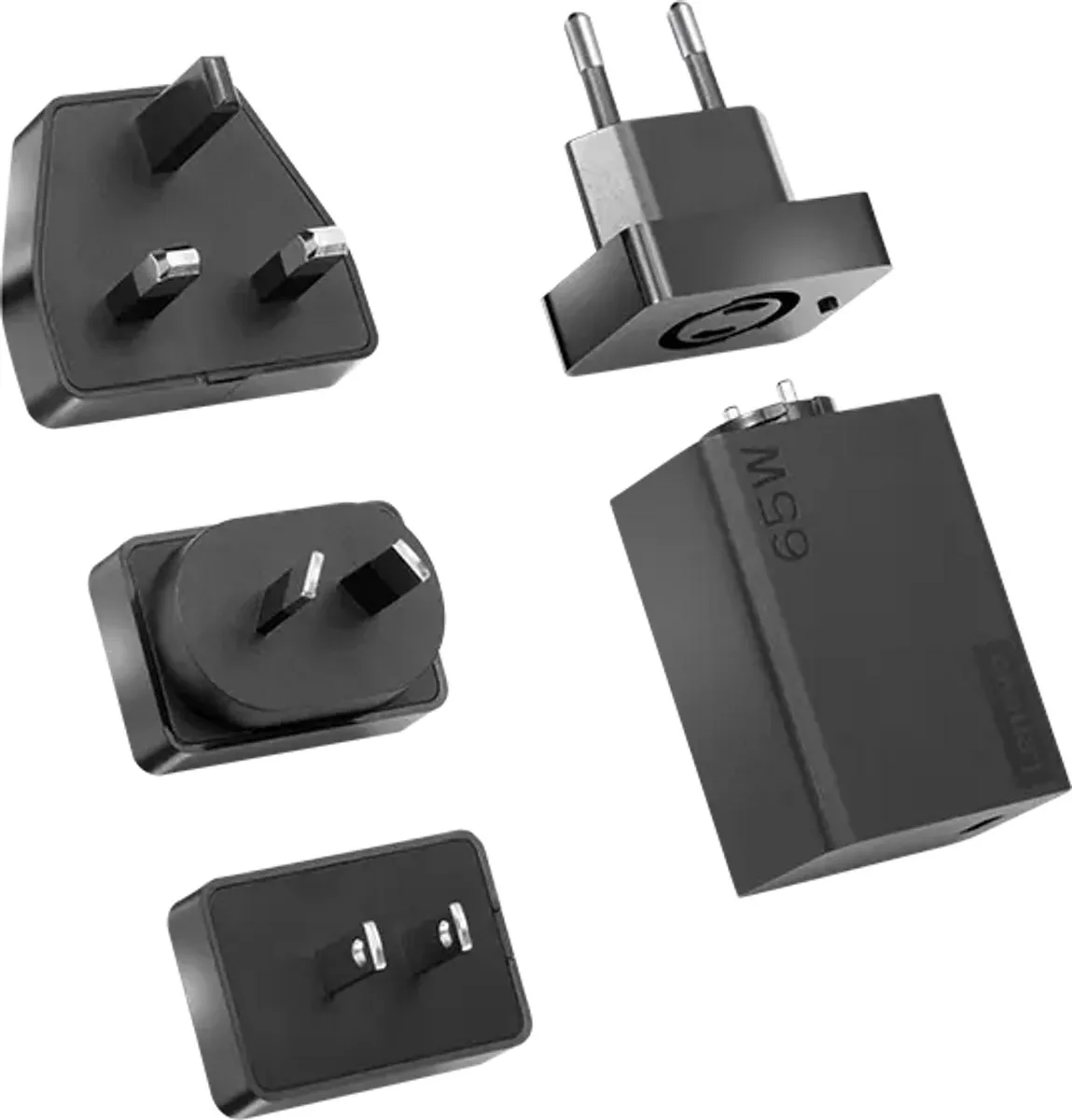 Lenovo 65W USB-C Reisadapter AC - Zwart
