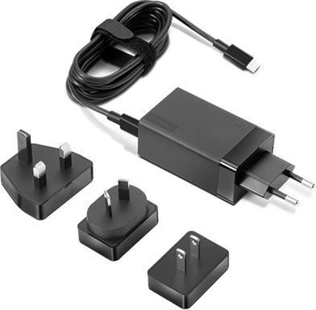 Lenovo 65W USB-C Reisadapter AC - Zwart