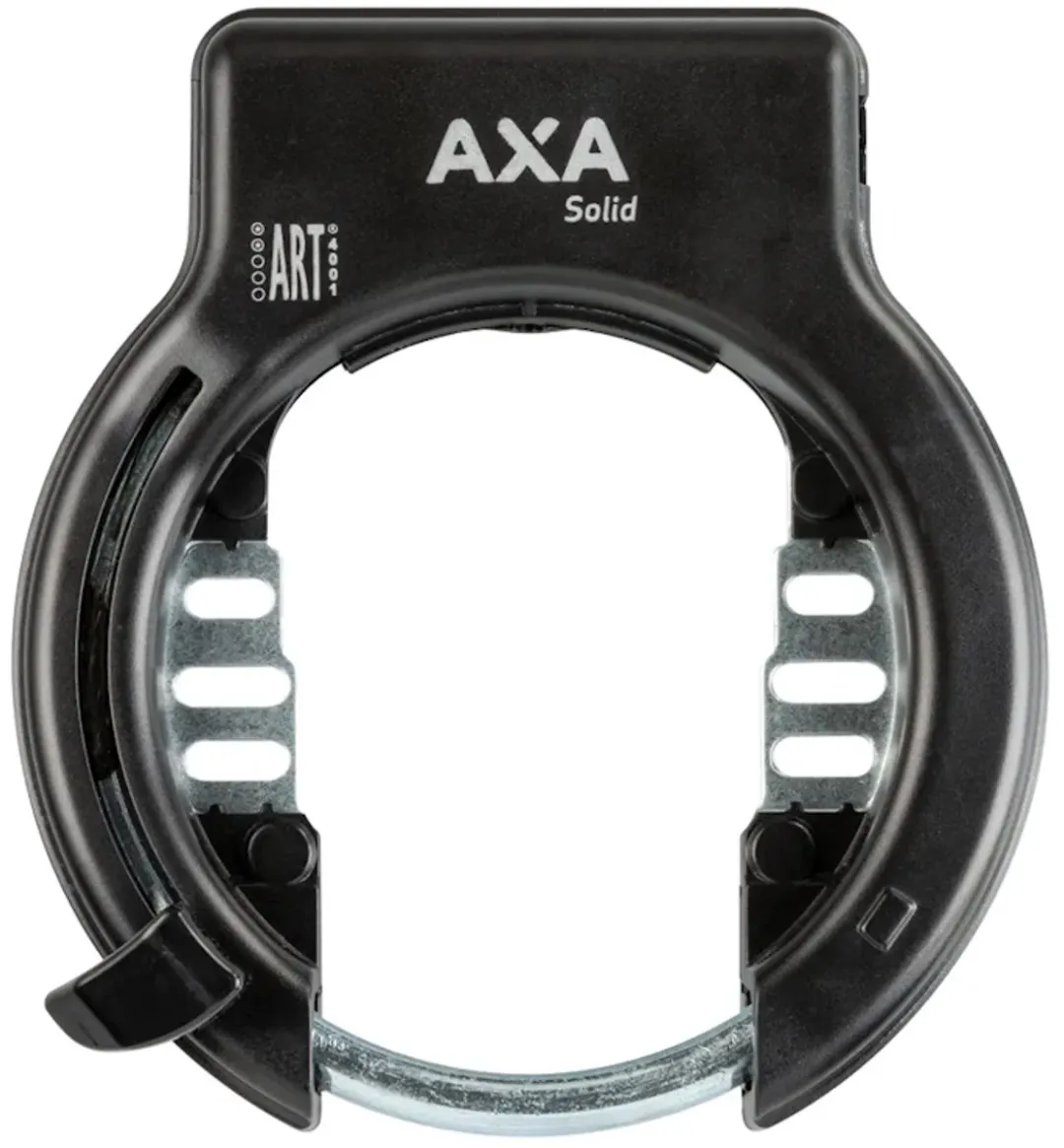 AXA Solid Ringslot ART2 + Falkx Flexmount Montagestrips - Zwart