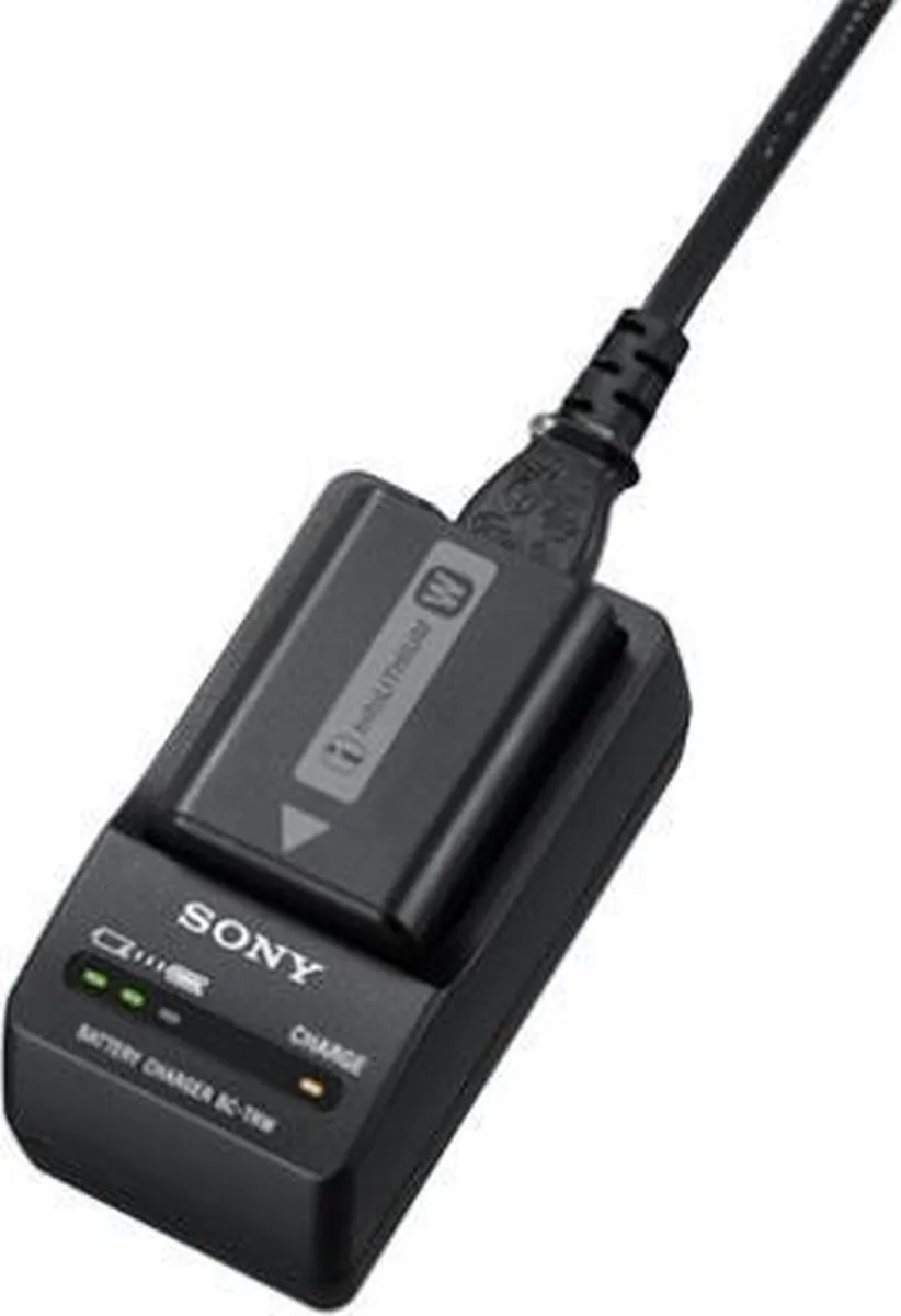 Sony BC-TRW Acculader - Zwart - afbeelding 6 van 6