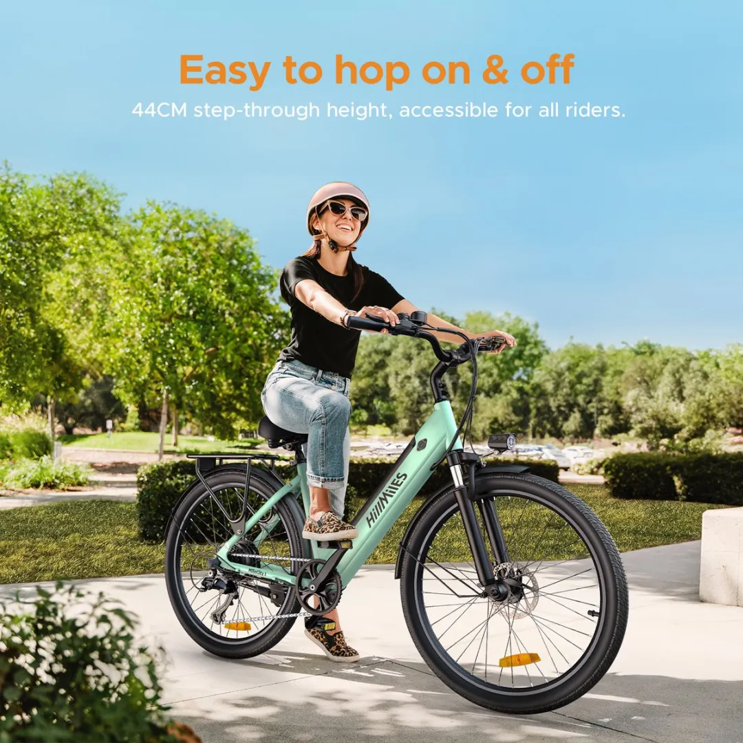 HillMiles Milecity 1 Elektrische Fiets 250W - 80km Actieradius - 26 Inch Grijs