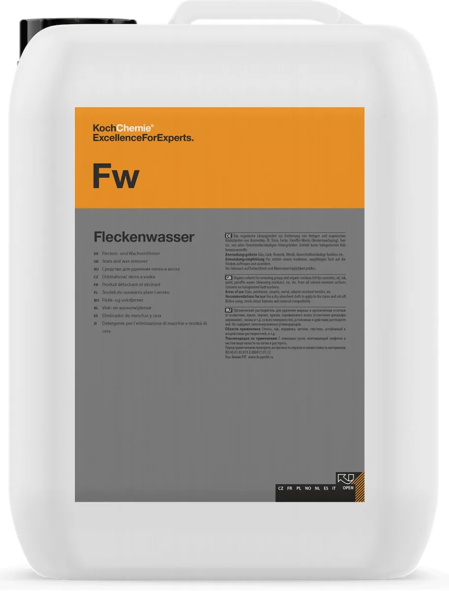 Koch Chemie Fleckenwasser Vlekverwijderaar 10kg