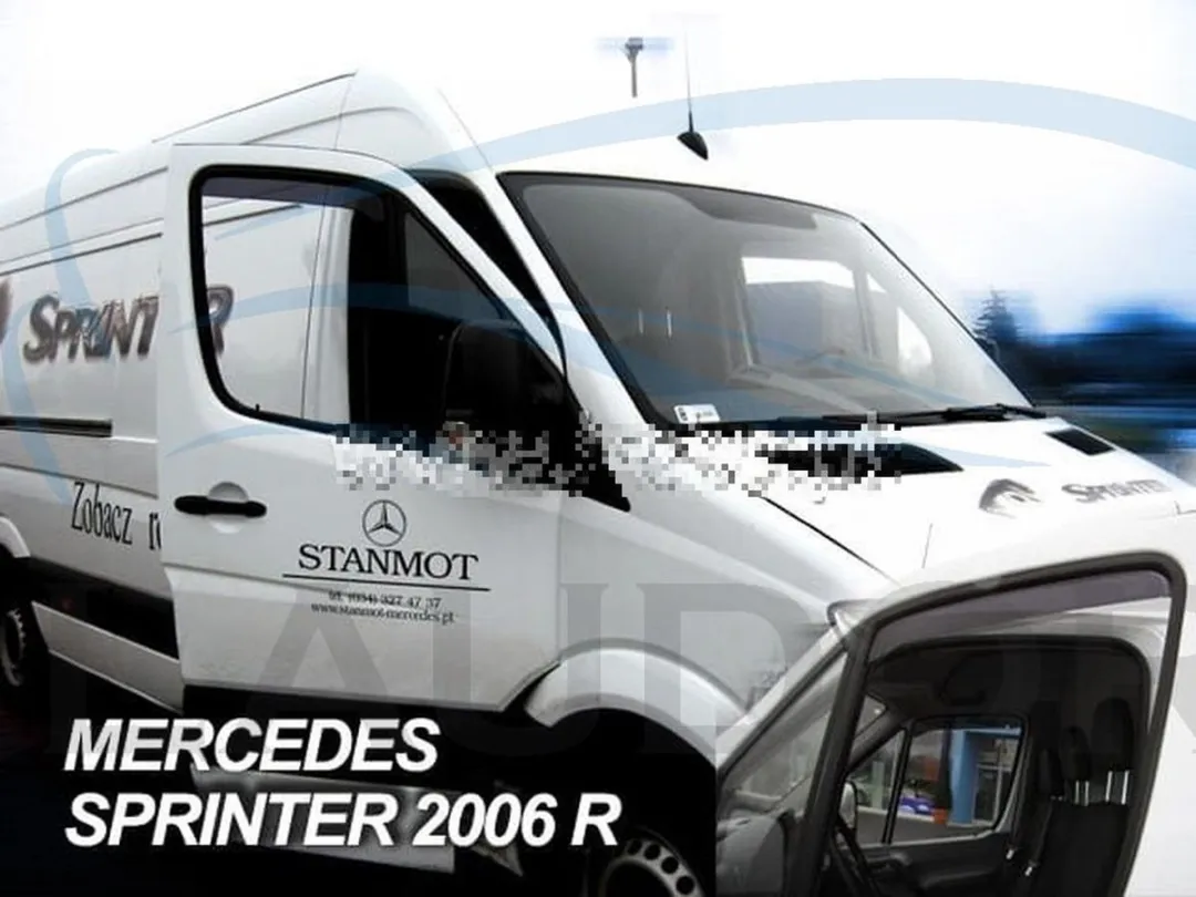 Volkswagen Crafter Zijwindschermen Donker Getint