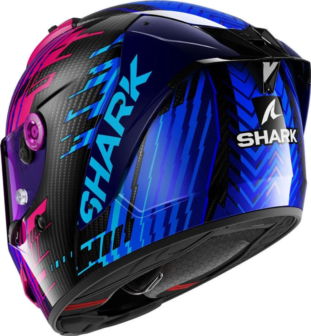 Shark Aeron Edgy Carbon Violet Integraalhelm - S