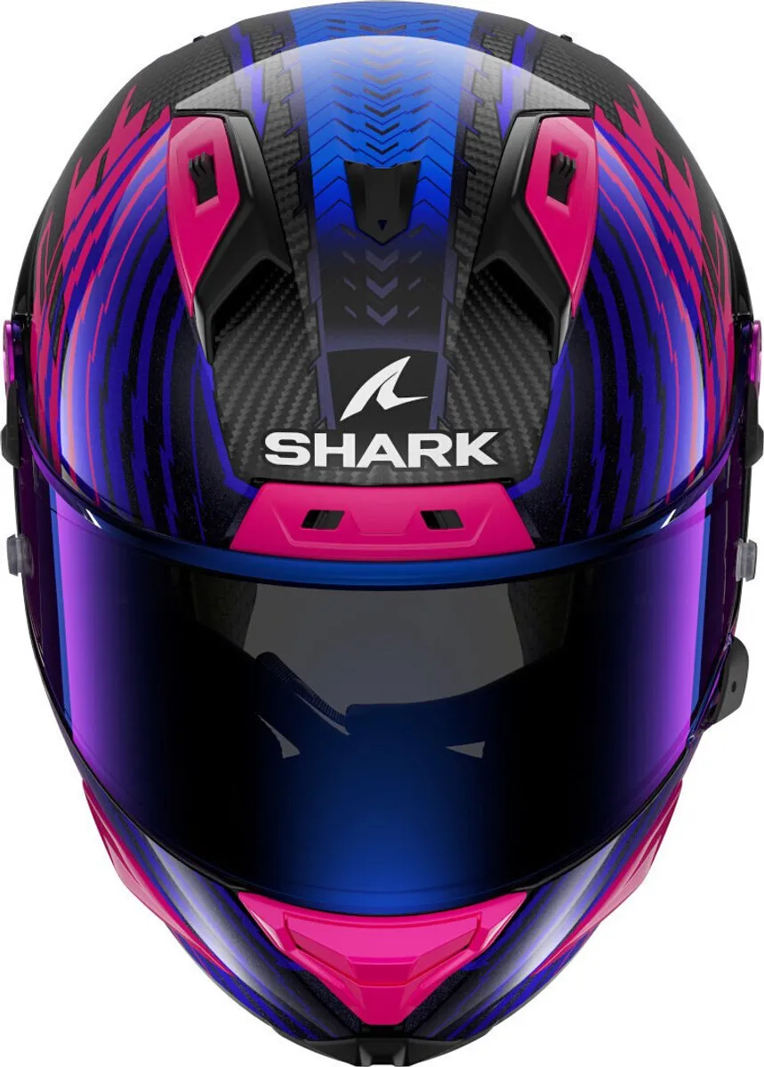 Shark Aeron Edgy Carbon Violet Integraalhelm - S