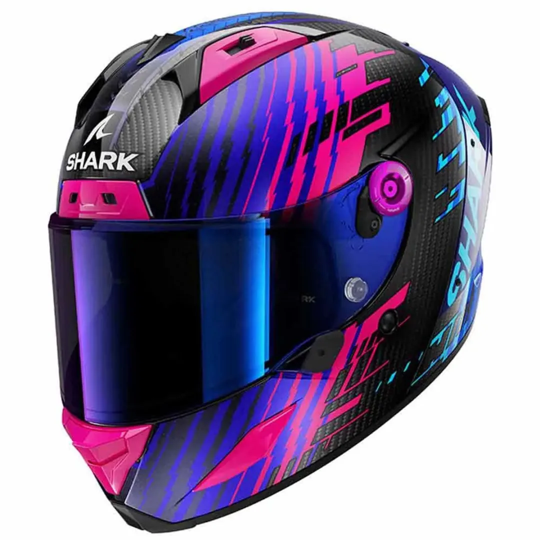 Shark Aeron Edgy Carbon Violet Integraalhelm - S - afbeelding 6 van 6