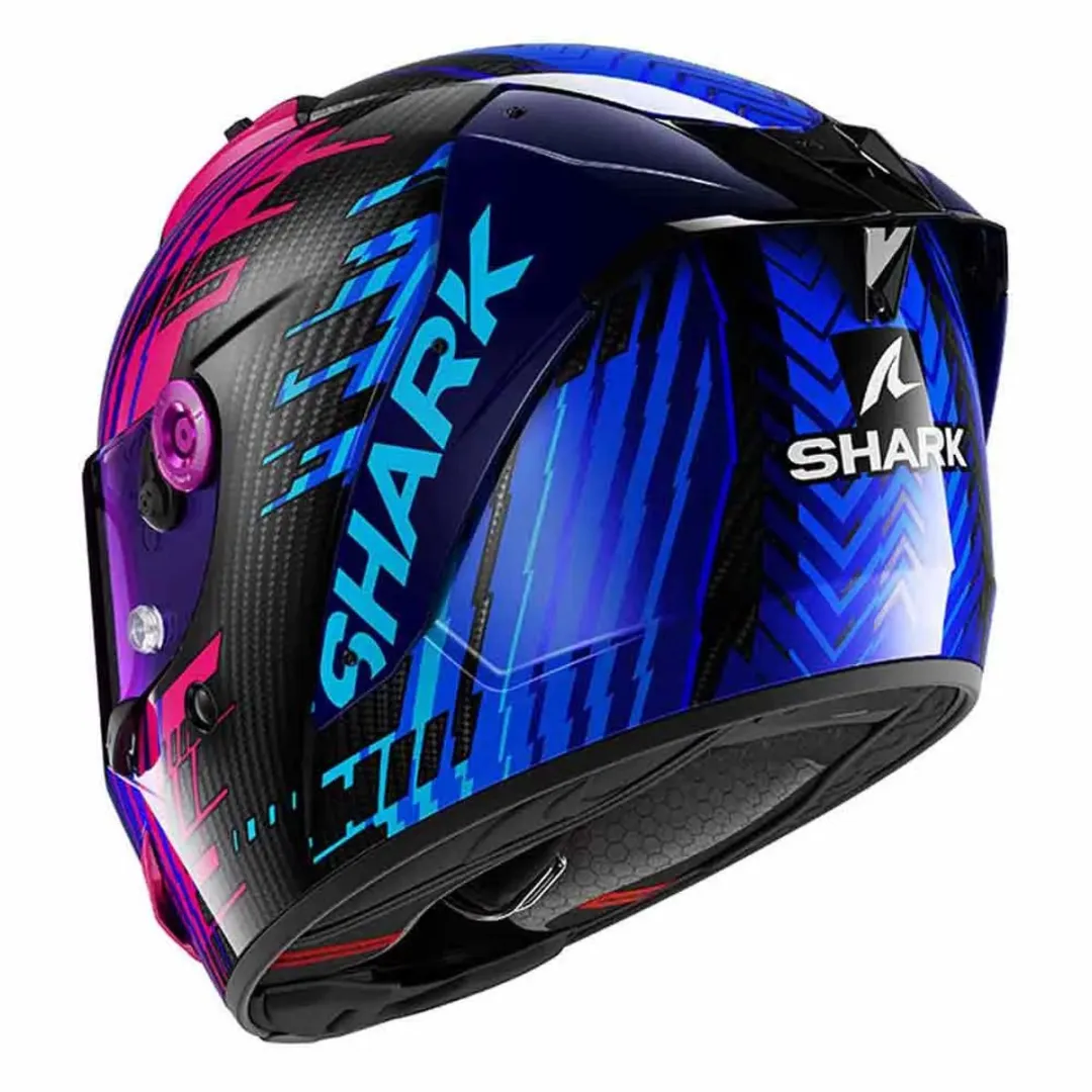 Shark Aeron Edgy Carbon Violet Integraalhelm - S