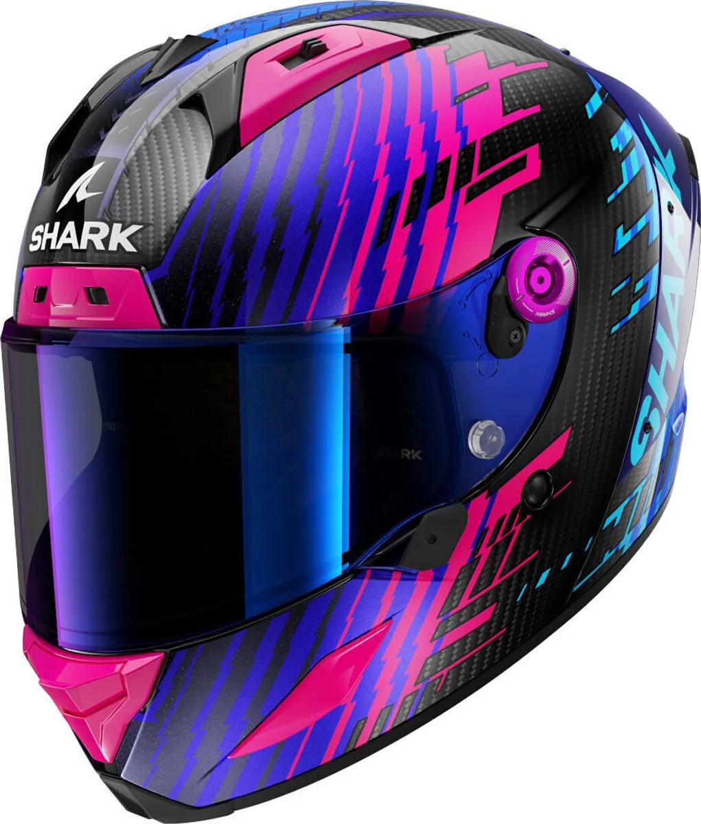 Shark Aeron Edgy Carbon Violet Integraalhelm