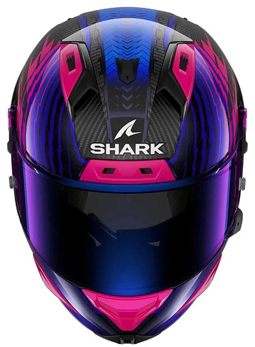 Shark Aeron Edgy Carbon Violet Integraalhelm - S