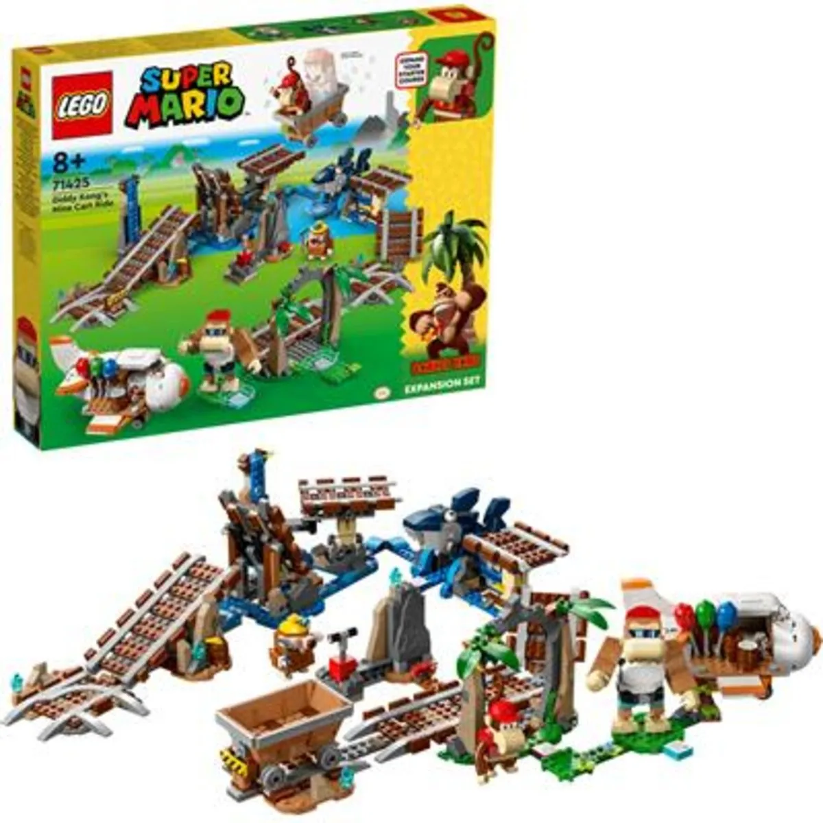 LEGO Super Mario Diddy Kongs Mijnwagenrit 71425 - Meerkleurig