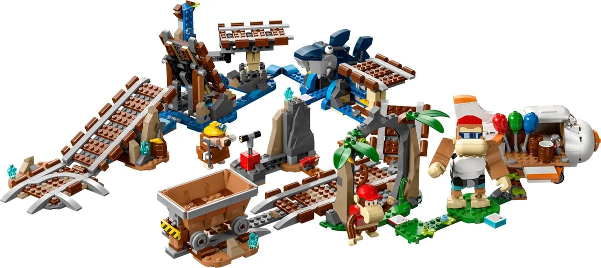 LEGO Super Mario Diddy Kongs Mijnwagenrit 71425 - Meerkleurig
