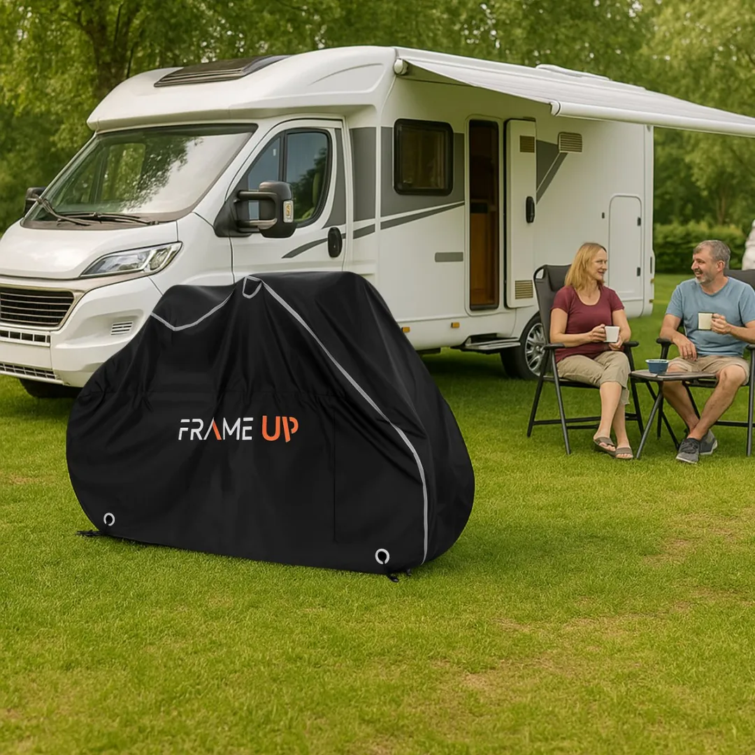 Fietshoes voor 1 of 2 Fietsen - Fiets hoes Waterdicht - Fiets beschermhoes - 420D - Elektrische fiets - Mountainbike - racefietsen - Anti-diefstal - Incl. Opbergzak