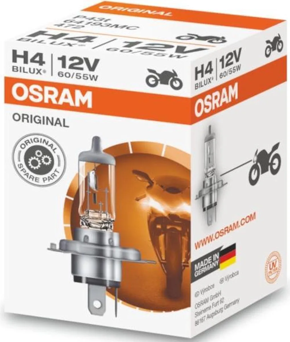 Osram Original Line H4 64193MC Lamp - Helder