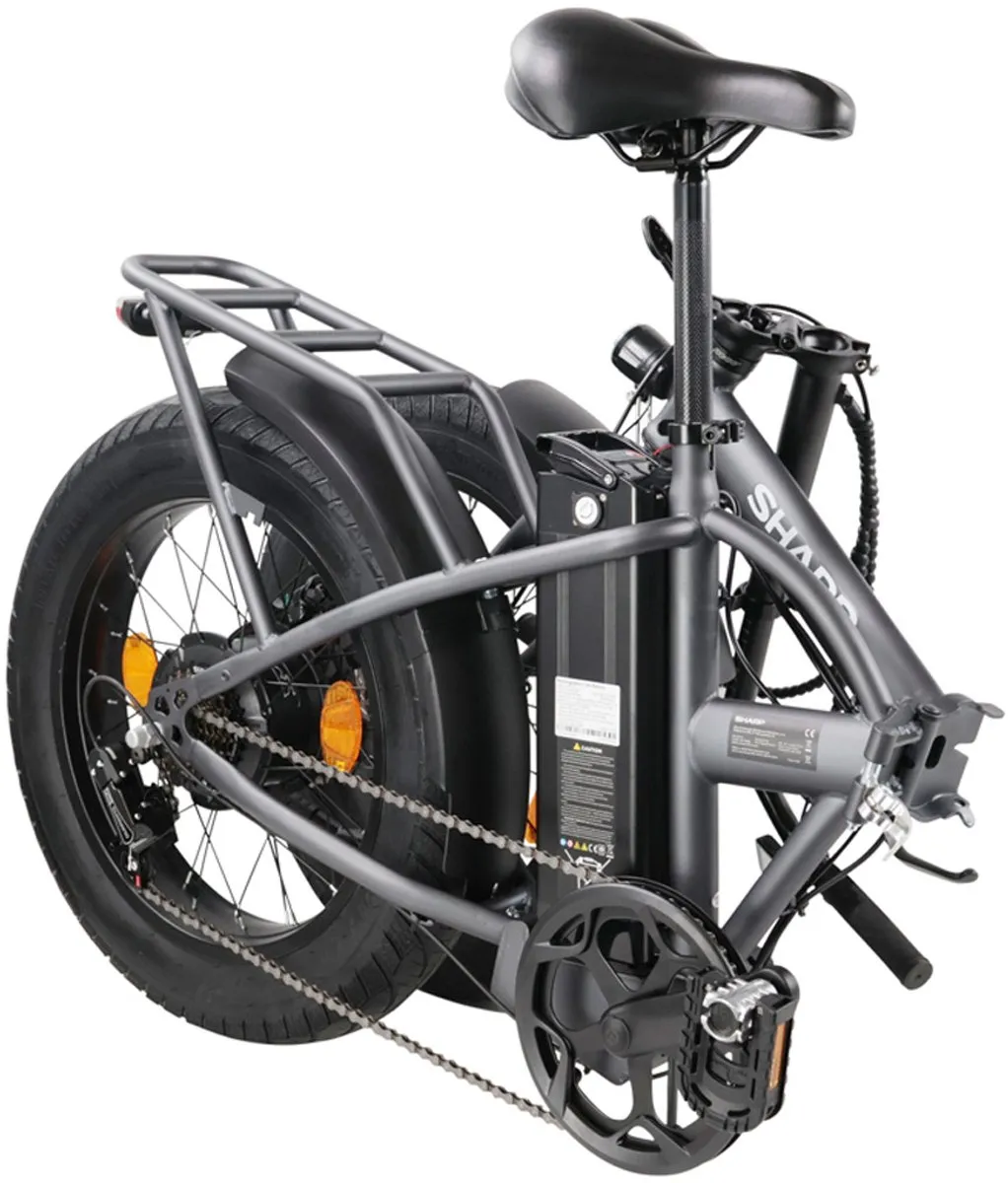 Sharp Fat Folding Vouwfiets 20" - 370Wh Grijs
